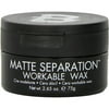 Tigi Bed Head For Men Matte Separation Workable Wax, 2.65 oz