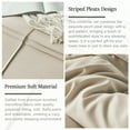 thumbnail image 5 of Davulos Full Comforter Set 7 Piece,Grid Pinch Pleat Bed in a Bag for All Season,Lightweight Fluffy Complete Bed Set with Comforter, Sheets, Pillowcases & Sham, 5 of 8