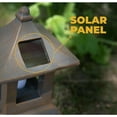 thumbnail image 5 of Pagoda Garden Statue, Solar Powered Statue Japanese Garden Decor, Outdoor Zen Garden Lantern, Flickering LED Garden Light (Zen Garden Pagoda), 5 of 5