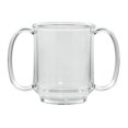 thumbnail image 4 of G.E.T. 8 Oz Clear Tritan Plastic Adult Sippy Mug - 5L x 2 3/4"W x 3 3/4"H, 4 of 5