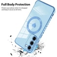 thumbnail image 3 of for Samsung Galaxy S23 5G Case [Support Magsafe] Love Heart Pattern Magnetic Plating Electroplate Luxury Elegant Case Camera Protector Soft TPU Shockproof Protective Corner Back Cover -Blue, 3 of 11