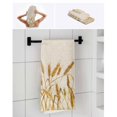 thumbnail image 7 of Fall Wheat Bath Towels for Bathroom Set,Luxury Microfiber Towels Gifts for Women,Quick Dry Beach Kitchen Hand Hair Face Towel and Dish Washcloth,Autum Botanical Rustic Yellow Orange Towels+Set, 7 of 7