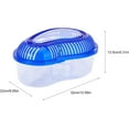 thumbnail image 2 of HUGFEGWE Tadpole Tank Critter Color Portable Turtle Tank,Turtle Breeding Box with Handle Cover,Small Plastic Reptile Habitat Container Turtle Drying Platform Critter Keeper Jumping Spider CJCA-132631, 2 of 9