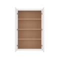 thumbnail image 4 of Furinno Shaker Wall Kitchen Cabinet 2-Doors 2-Shelves, Ready to Assemble, 12 D x 27 W x 36 H, White, 4 of 9