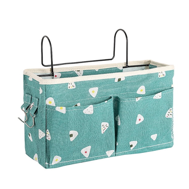 Portátil estante de almacenamiento colgante, organizador de herramientas de cama, cesta de almacenamiento para sofá, rack de almacenamiento para dormitorio, organizador de libros, bolsa de