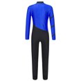 thumbnail image 2 of Miaeowve Kids Girls Long Sleeve Unitard Gymnastics Leotards Dance Ballet Athletic Jumpsuits Blue 10, 2 of 7