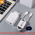 thumbnail image 2 of Cargador original Xiaomi de 67 W, adaptador de carga rápida Turbo UE, 6 A, 1/1,5/2 m, cable tipo C para Poco X6 X5 Pro Mi 14 13 12 Redmi K60 K50, 2 of 5