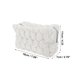 thumbnail image 2 of 1 Pc Bolsa de Maquillaje Portátil Estilo Nube de Burbuja para Mujeres para Viajes Vacacionales Algodón Blanco, 2 of 3