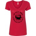 thumbnail image 3 of Inktastic The Great Smoky Mountains Are Calling Women's V-Neck T-Shirt, 3 of 5