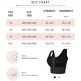 thumbnail image 6 of MANIFIQUE Women's Plus Size Jacquard Front Closure Wireless Longline Posture Bra, 6 of 6