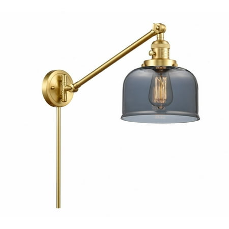 

Innovations 237-SG-G73 Large Bell 1 Light Swing Arm part of the Franklin Restoration Collection Satin Gold