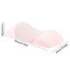 thumbnail image 3 of Almohada de soporte lumbar de espuma | Cojín de respaldo ergonómico para alivio del dolor lumbar, espuma viscoelástica, funda suave transpirable, gris o rosa, 21.6 x 10.2 in, para cama, sofá, silla, 3 of 7
