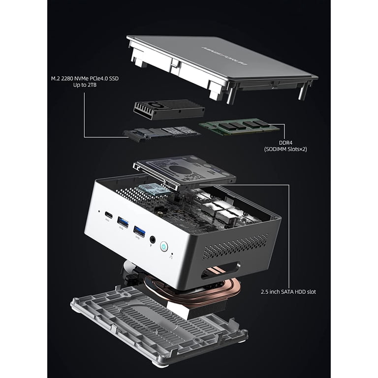 ミニPC MINISFORUM /i7/32GB/512GB/Win11Pro Minisforum Mini PC with Intel i7, 32GB RAM, 512GB SSD, 2.5G LAN