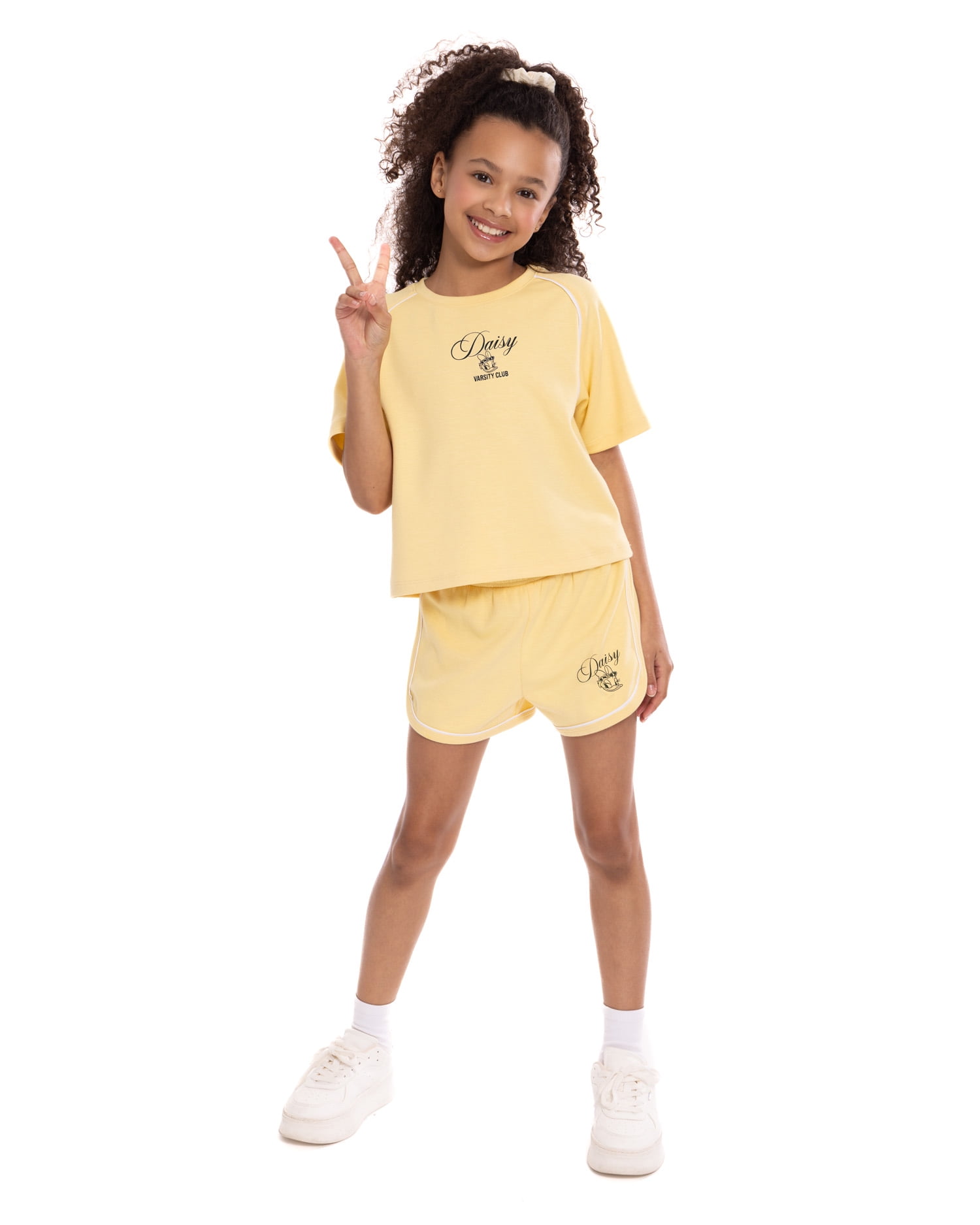 Minnie & Friends Girl’s Daisy Active Scuba Short Set, Sizes 4-12