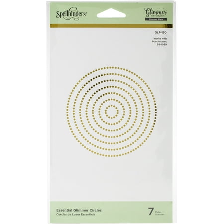 Spellbinders Glimmer Hot Foil Plates -Essential Circles
