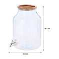 thumbnail image 3 of Dispensador Home Trends de Vidrio con Grifo para Bebidas Frías de 7.5 Litros, 3 of 4