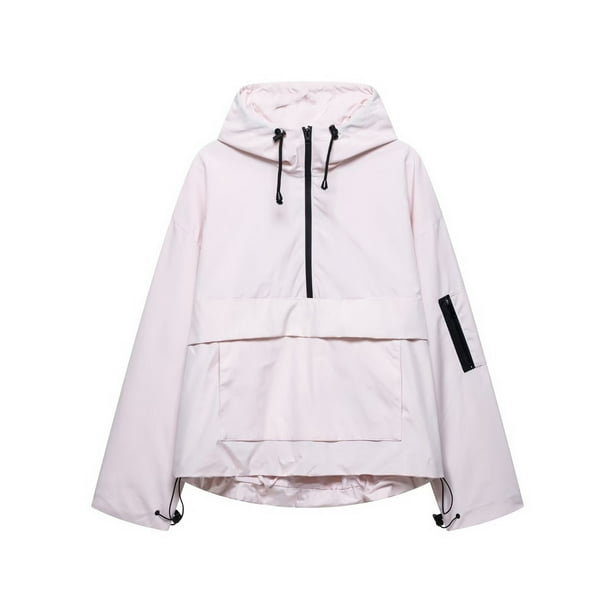 Chaqueta y abrigo informal de manga larga con capucha para mujer, chaqueta de tela de tres capas con bolsillos multicolor, abrigo/chaqueta informal de manga larga con capucha, abrigo de poliéster para