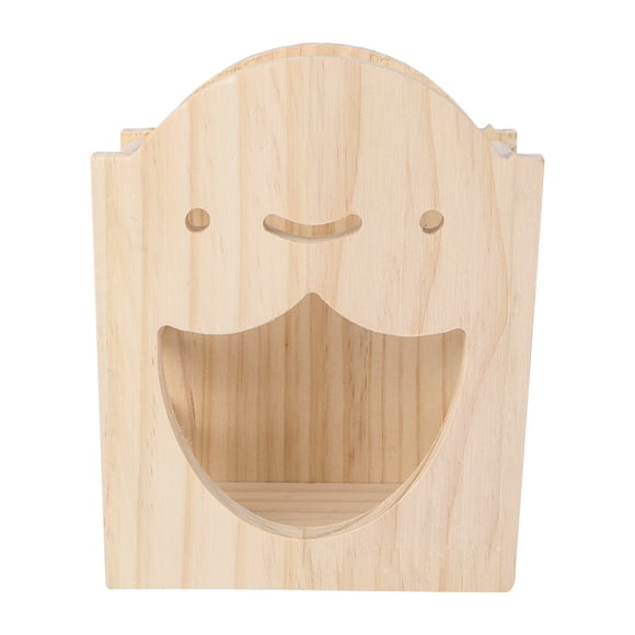 1 comedero para conejos, comedero de madera para cobayas.