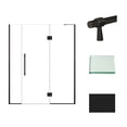thumbnail image 3 of Transolid EHTF655297610C-BK-CB Elizabeth 76" High X 65-1/2" Wide Hinged Semi Frameless, 3 of 7