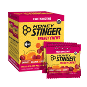 Honey Stinger Organic Energy Chew, Fruit Smoothie, 4 Count Box