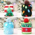 thumbnail image 3 of Deago LED Light Up Beanie Knit Hat Christmas Cap Xmas Winter Snow Holiday Warm Hats Gift For Both Adults Kids (Snowflake), 3 of 8