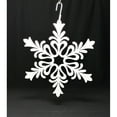 thumbnail image 2 of Hanging Silhouette with Metal Snowflake Design, White, 2 of 3