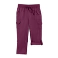 thumbnail image 5 of Woman Within Plus Size Convertible Length Cargo Capri/Bermuda, 5 of 6