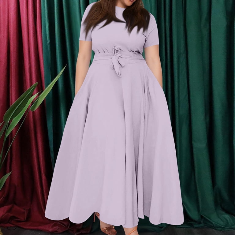 lilac bodycon maxi dress AYA MUSE