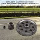 thumbnail image 5 of Combo Gears RC Car Diff.Main Gear Motor Piñón Gear Set para HSP 1/10 RC Truck (64t 17T), 5 of 8