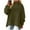 Army Green, variant on Womens Long Sleeve Tops Solid Color Hooded Sweatshirt With Adjustable Drawstring Hem Lightweight Base Layer Undershirt Tees
