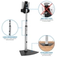 thumbnail image 3 of Soporte de suelo para quiosco Mount-It! Tableta universal antirrobo, 3 of 9