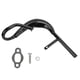 thumbnail image 2 of Tomo de Escape del Motor, Bicicletas de Hierro Muffler Tobo de Escape de la Panza Grasa de Grasa Duradera para 49cc 60cc 66cc 80cc 2 Tiempos, 2 of 7