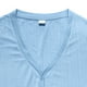 thumbnail image 5 of Blusas y camisas de manga corta con cuello en V para hombre, moda de ocio, ventilación, color sólido, botones, cuello en V, manga corta, abrigo de poliéster para hombre, 5 of 8