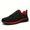 thumbnail image 3 of [Breathable Mesh Sneakers] Men's Breathable Mesh Shoes For All Seasons, Lightweight Soft-Soled Running Sneakers, Stylish Lace-Up Comfortable Footwear, 3 of 9
