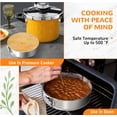 thumbnail image 4 of 10 Inch 304 Stainless Steel Springform Pan With Removable Bottom  Nonstick Round Spring Form Cheesecake 30 Paper Liners, 4 of 7