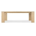 thumbnail image 3 of Bowery Hill Rectangle Wood Dining Table with 22in leaf in Beige, 3 of 8