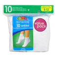 thumbnail image 2 of Womens Value Pack Ankle Socks - 10 Pairs, 2 of 3