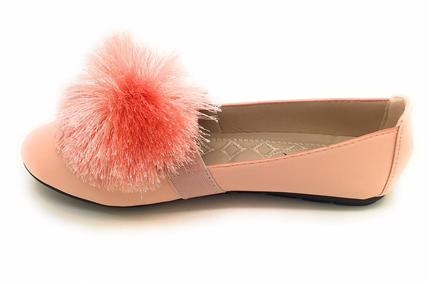 Victoria K Pom-Pom Ballerina Flats (Women)