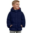 thumbnail image 2 of GXWEA Toddler Winter Coat 2T Winter Coat Kids Boy'S Winter Coat Fleece Lined Jacket Cotton Coat Thick Hooded Outdoor Coats, 2 of 7