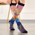thumbnail image 5 of FREEAMG Autumn Landscape with Alone Tree on Mountain Compression Socks for Women and Men, 1 Pair, 5 of 7