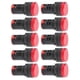 thumbnail image 4 of 10 Pcs AD16-22DS High Brightness Red LED Signal Lamp LED Indicator Light for Signal Indication AC220V, 4 of 5