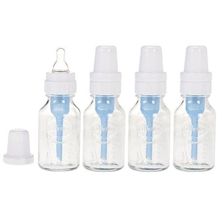 Dr. Brown's Natural Flow Standard Glass Bottles, 4 Ounce, 4-Count