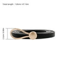 thumbnail image 2 of WORGEOUS  Dressy Belts for Women PU Women's Clothing Fashion Miss Black, 2 of 8