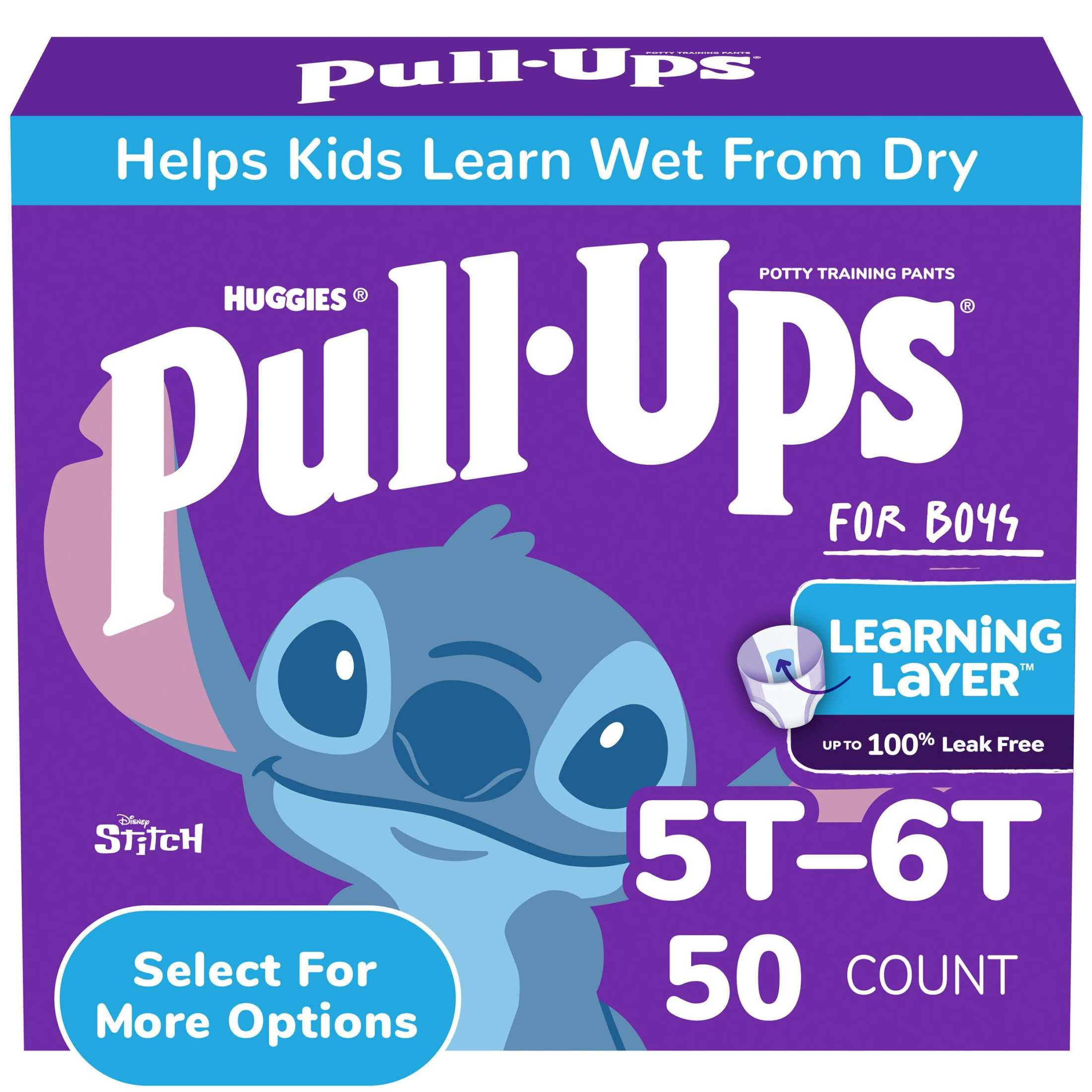 (2 pack) Pull-Ups Boys Potty Training Pants Disney Special Edition, 5T-6T, 50 Count