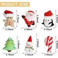 thumbnail image 3 of Enkarl 6pcs Christmas Catnip Toys,Xmas Cat Toys Plush Santa Claus Snowman Tree Interactive Chew Bite Toys for Cat Kitten Indoor, 3 of 7