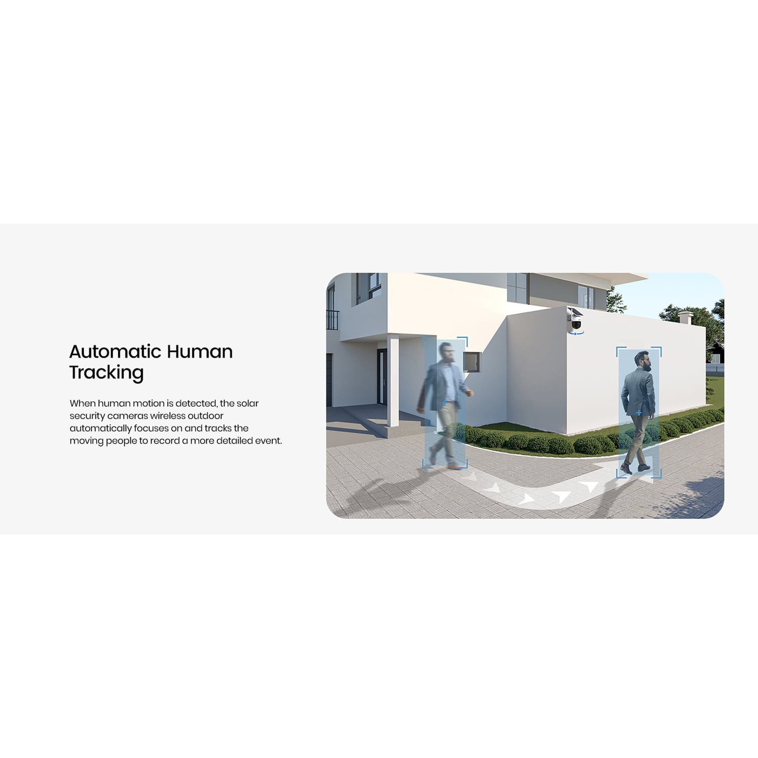 aosu 2K QHD 3.0-MP Wi-Fi Outdoor AI-Smart Solar Security Camera with Panoramic PTZ and Auto-Tracking, C9C2CA11, C9C2CA11