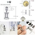thumbnail image 5 of 12 Zodiac Sign Charms for Charm Bracelets - 925 Sterling  Constellation/Horoscope Pendants, 5 of 6