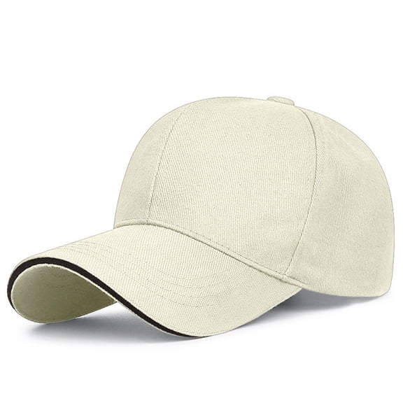 Women's Solid Color Baseball Cap, Classic Fit Adjustable Running Hat, Sturdy Casual Sun Hat for Workouts, Outdoor Activities, and All Seasons Wear Beige