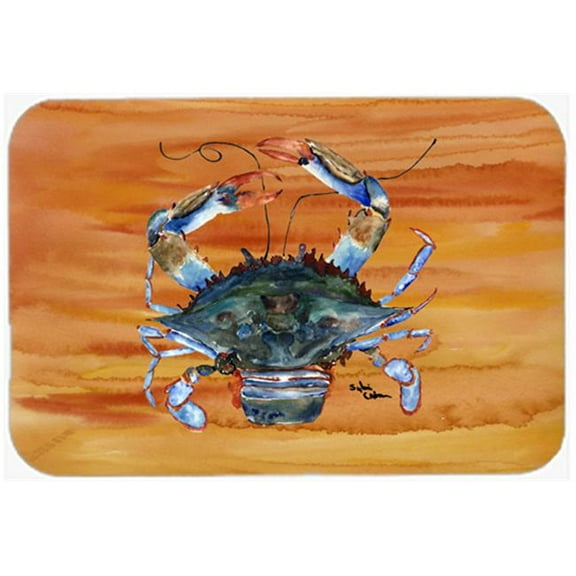 15 x 12 in. Crab Glass Cutting Board - Large