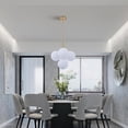 thumbnail image 5 of More Change 12" W Bubble Globe Chandelier Lighting, Modern Glass Ball Cluster Pendant Lighting Fixture, Ceiling Hanging Lamp for Living Room Dining Room Bedroom, 5 of 14